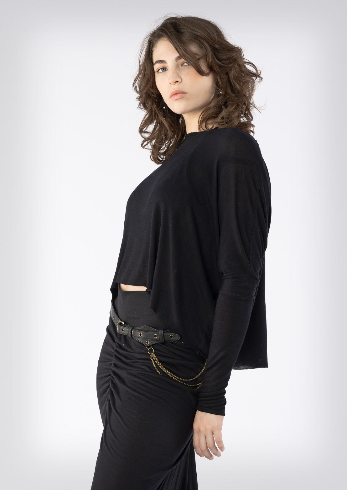 Dashiki Top – Sustainable organic cotton and bamboo blend minimalist luxury women's top by Revtalatelier