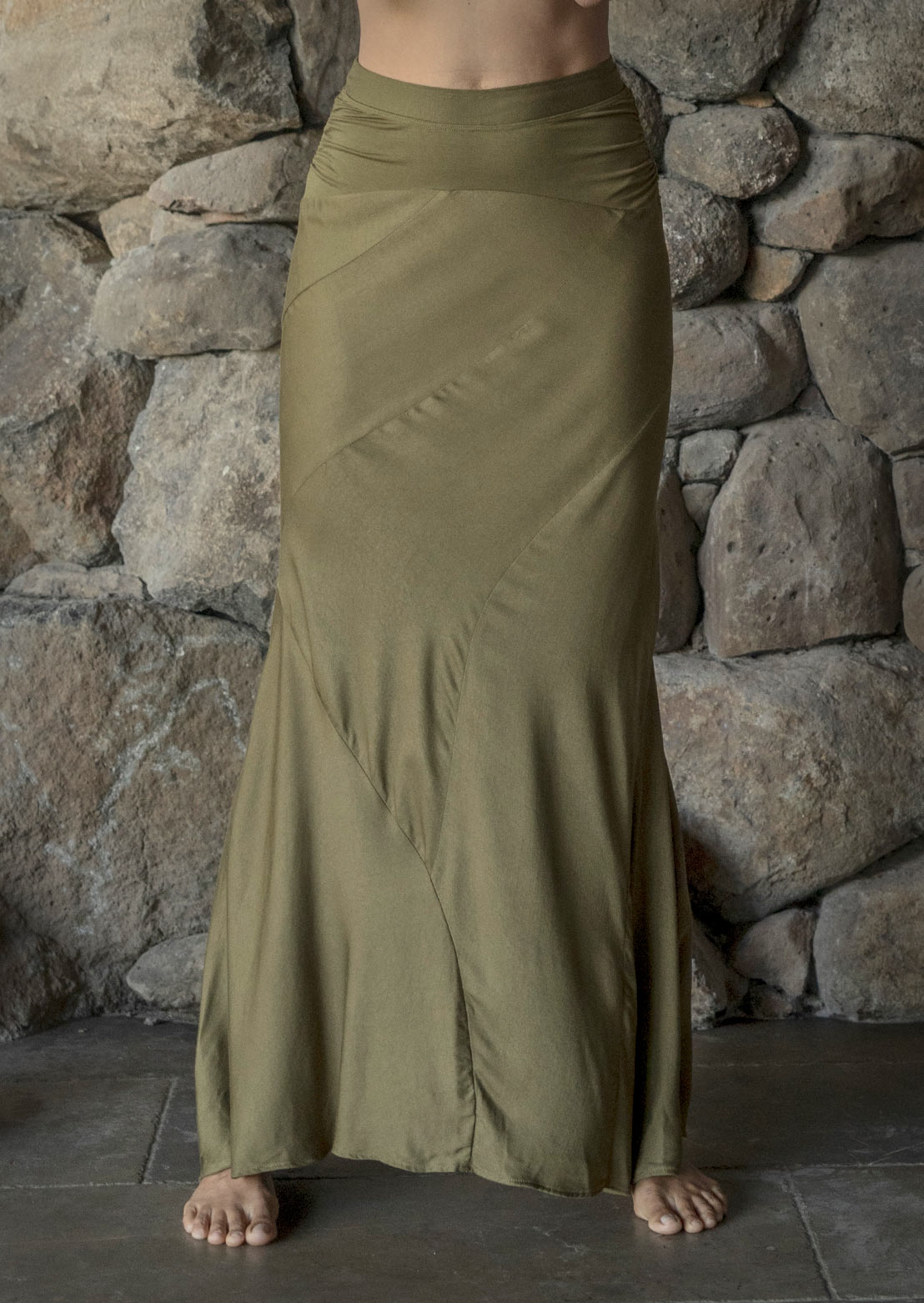 Luminous skirt Olive