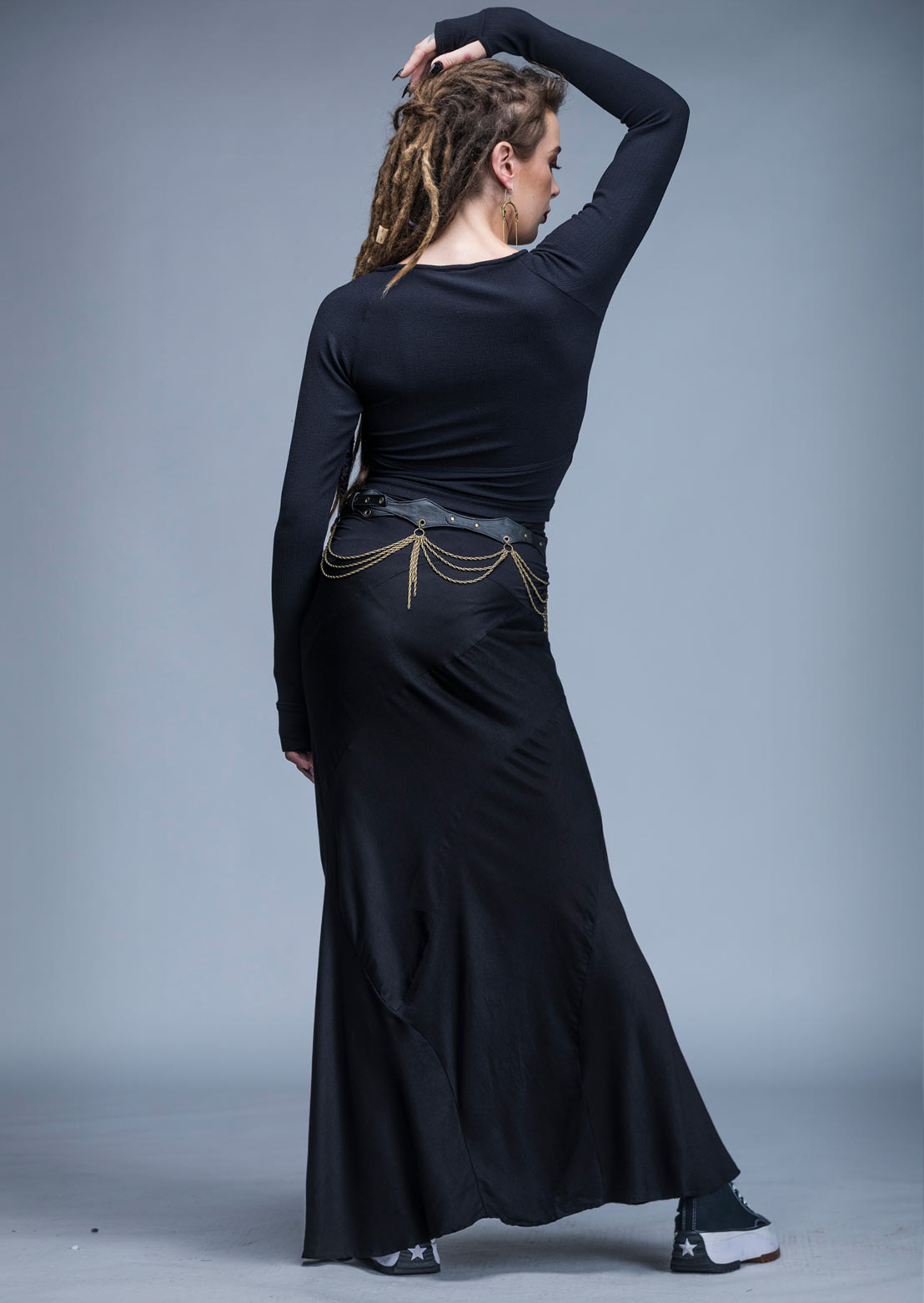 Luminous skirt Black