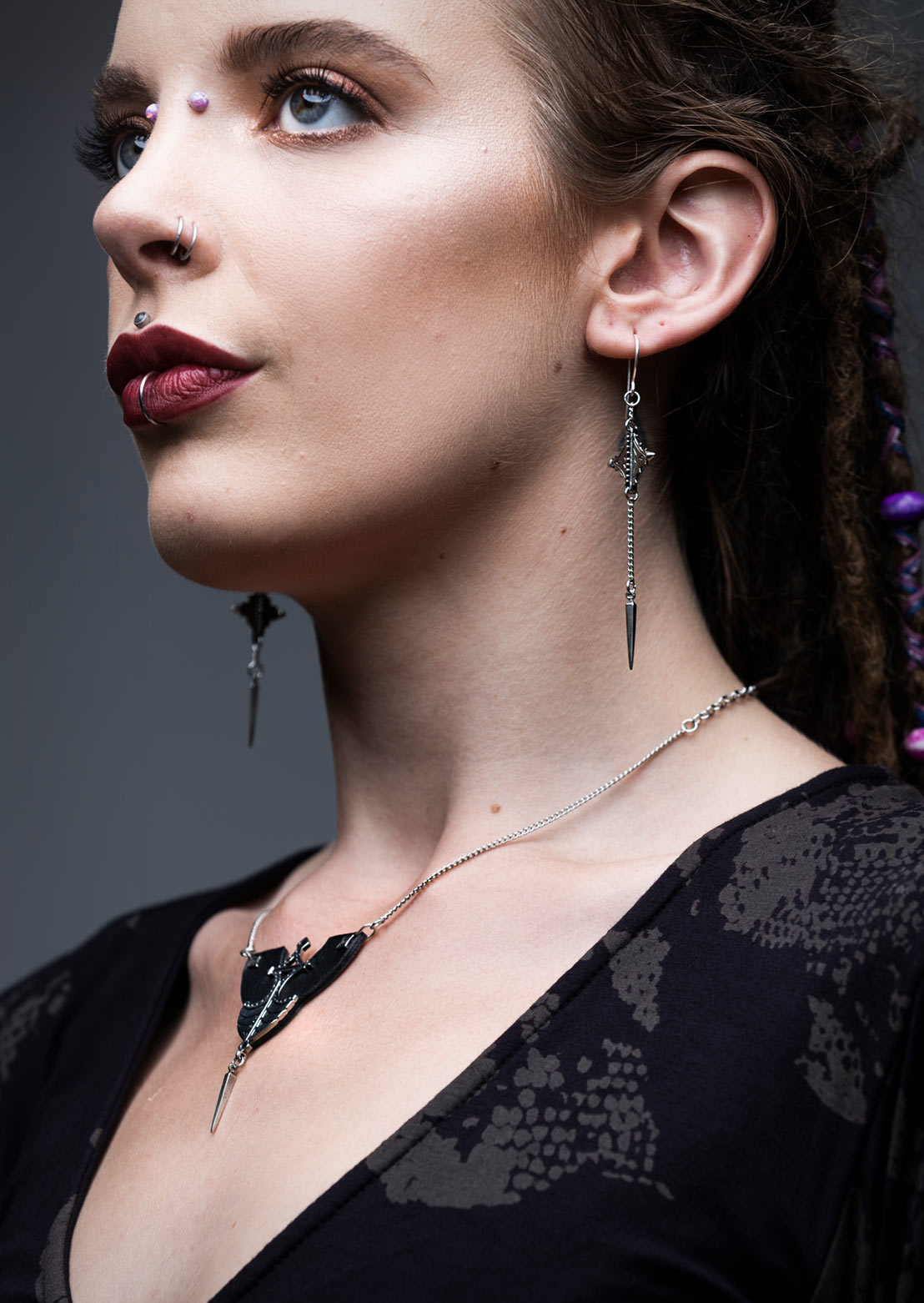 Nubian Twin Earrings – Ethical minimalist sustainable luxury women's statement jewelry by Revtal Atelier