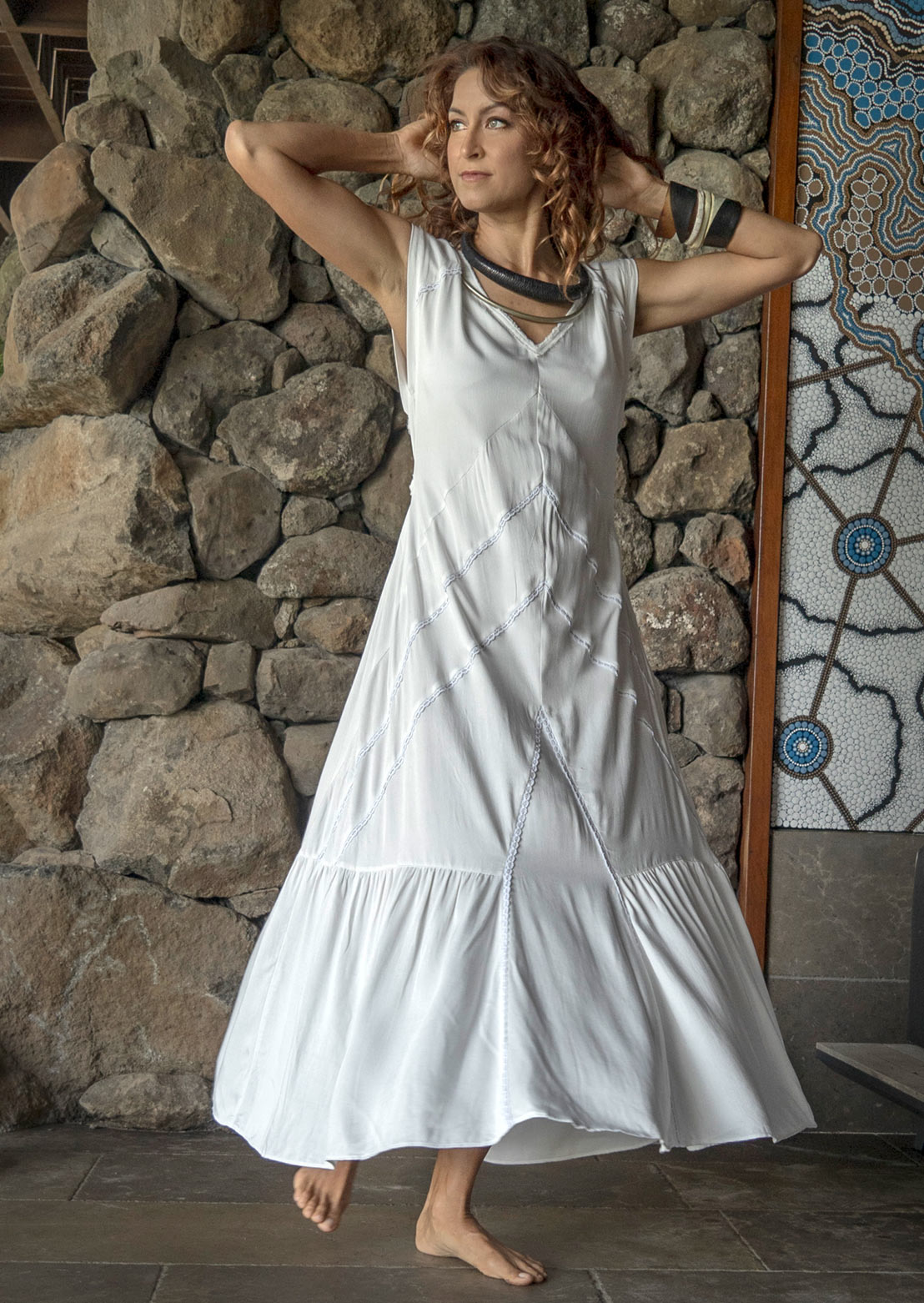 Sahara dress White