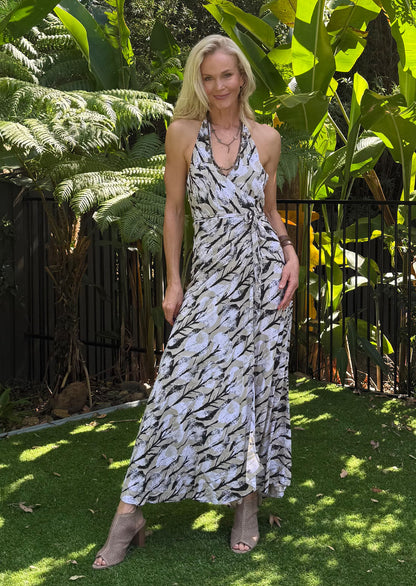 Golden leaf dress