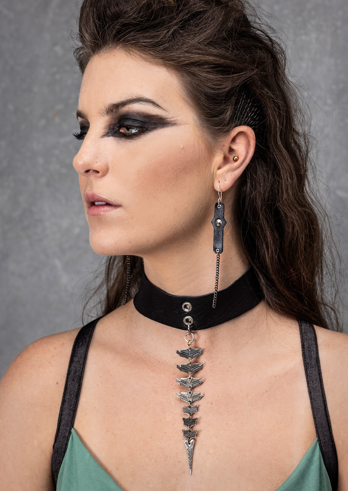 Link Earrings – Sustainable minimalist luxury eco-friendly women's jewelry by Revtal Atelier
