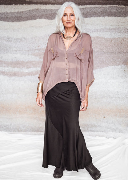 Luminous skirt Black