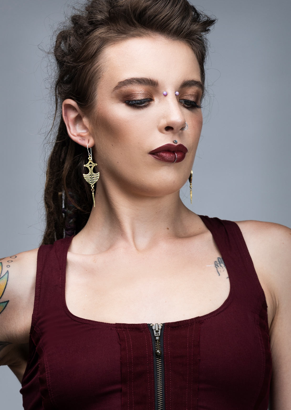 RitualLink Earrings – Sustainable minimalist luxury women's earrings by Revtal Atelier
