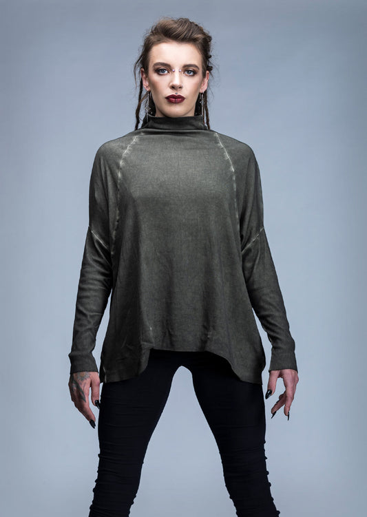 Smog Top – Sustainable minimalist organic cotton and bamboo blend women's top by Revtalatelier
