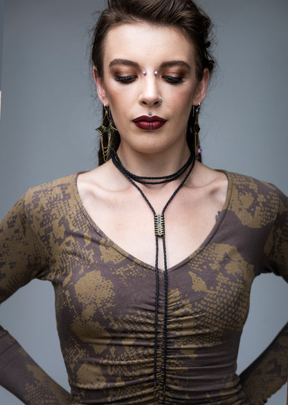 Tribal Tassel Necklace – Sustainable, artisan-crafted statement jewelry for confident, creative women embracing style and soulful expression.
