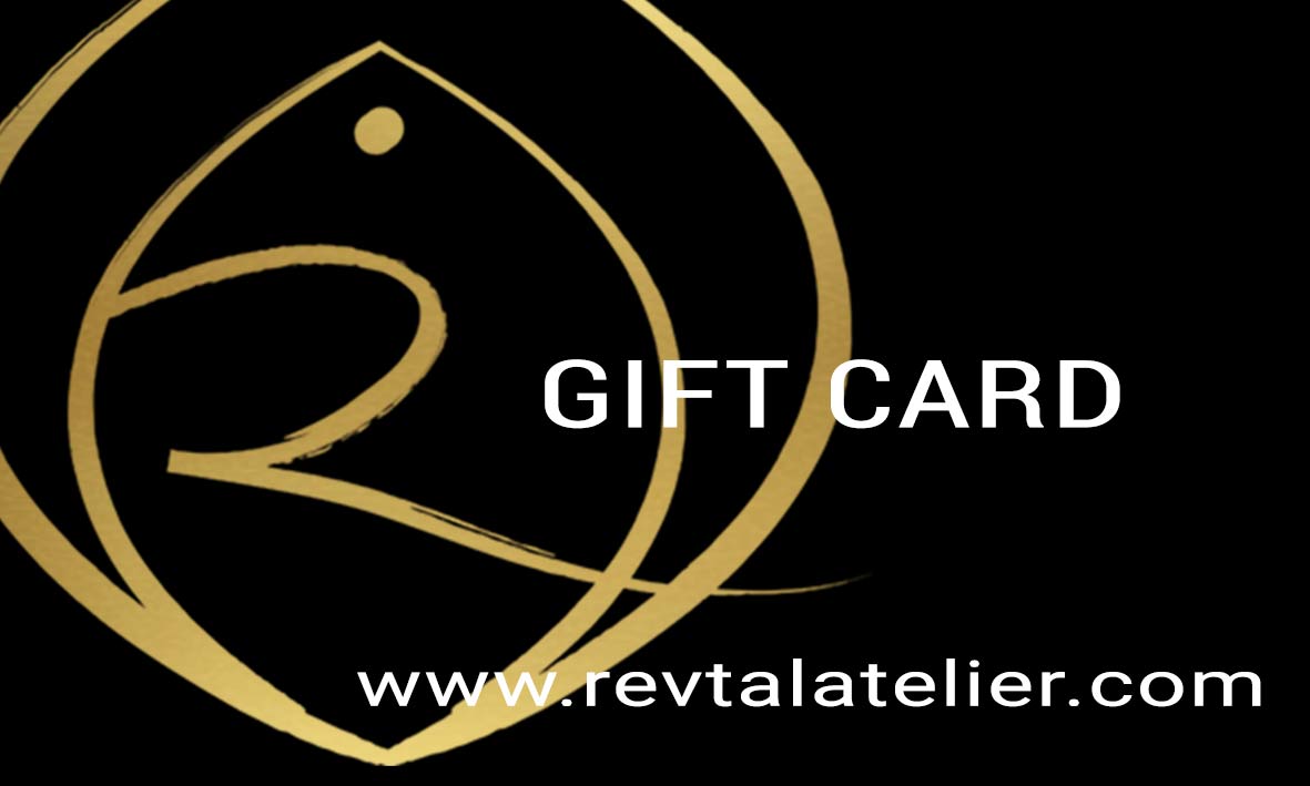 Revtal Atelier Gift Card – Sustainable minimalist luxury fashion gift for women embracing slow fashion and ethical style
