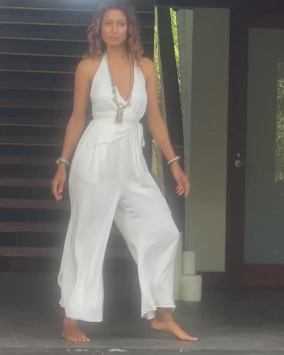 <img src="placeholder-image.jpg" alt="Dune Drifter Jumpsuit White - Elegant and Versatile Fashion Piece for Stylish Women in Australia" />

